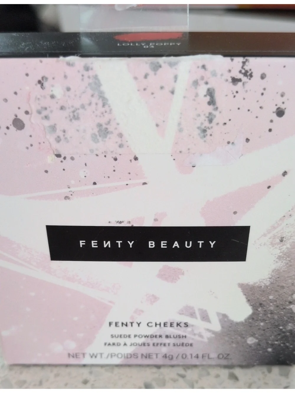 Fenty Cheeks Suede Waterproof Blush Longwear Matte Blush Shade Lolly Poppy